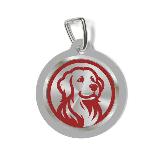 Dog ID Tag "Golden Retriever" Collection, Engraved Retriever Tag