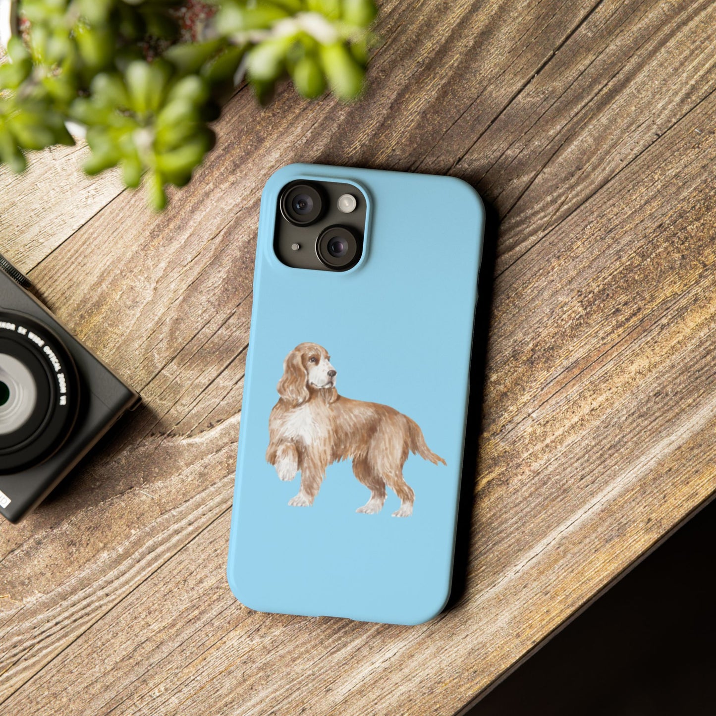 Cute Cocker Spaniel Slim Phone Case - Ideal Gift for Dog Lovers