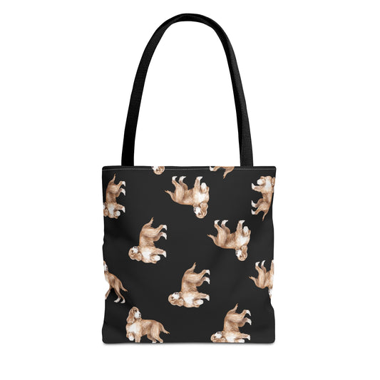 Dog Lover's Tote Bag, All-Over Print Dog Bag, Cute Pet Tote, Gift for Dog Owners, Casual Everyday Bag, Dog Mom Gift