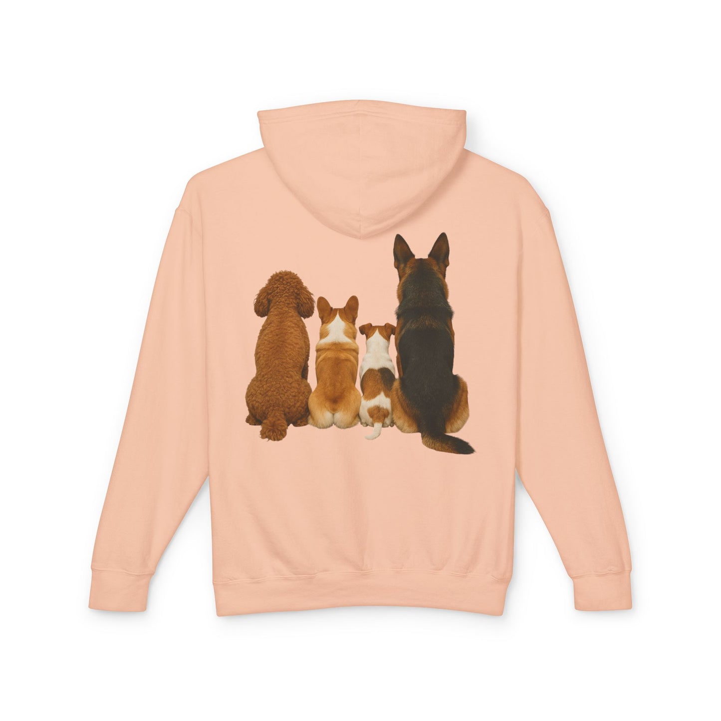 Dog Family Hoodie — Cute Corgi, Poodle & German Shepherd Pullover