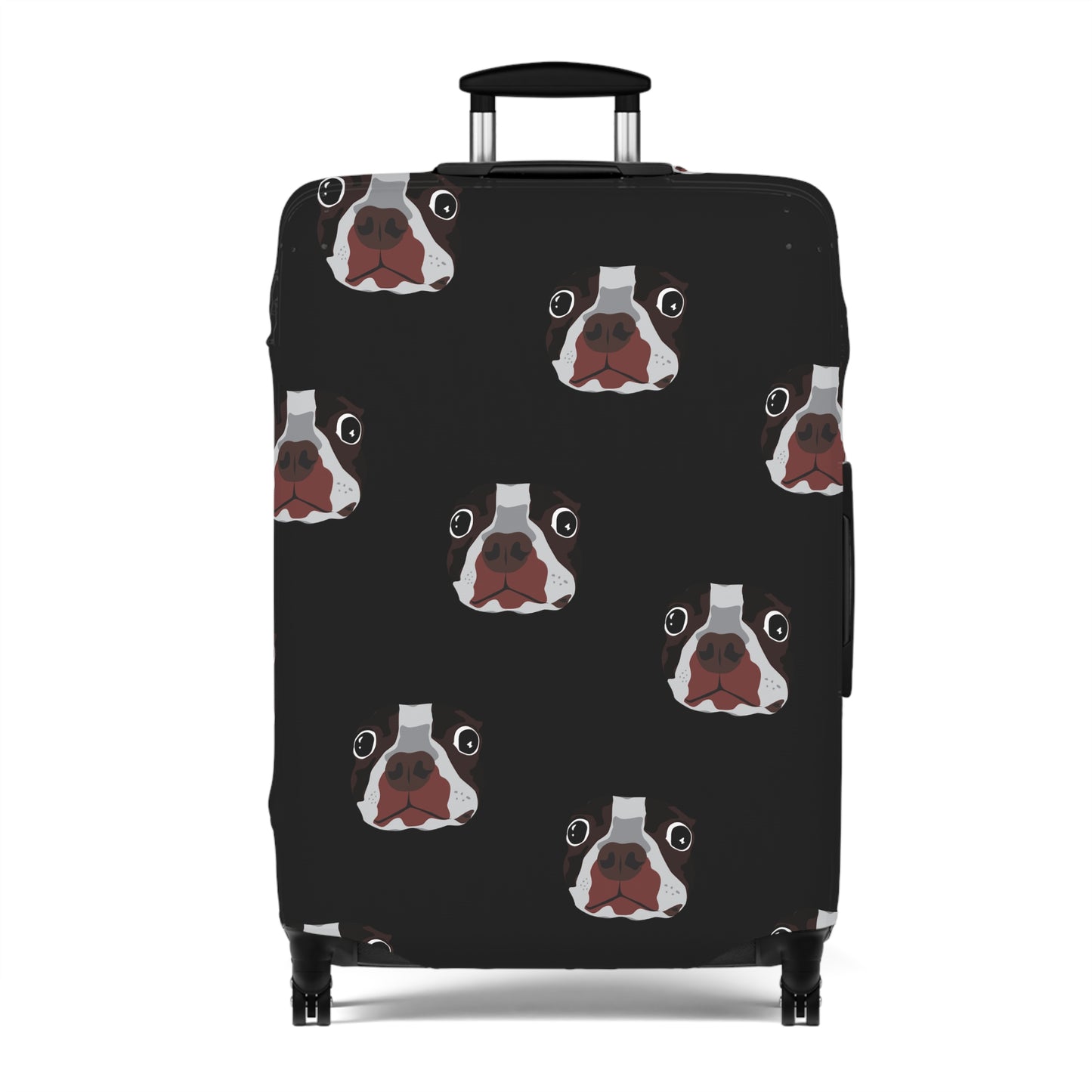 Playful Dog Luggage Cover - Travel Accessories for Pet Lovers, Funny Suitcase Protector for Vacations, Gift for Dog Owners, Animal [...]