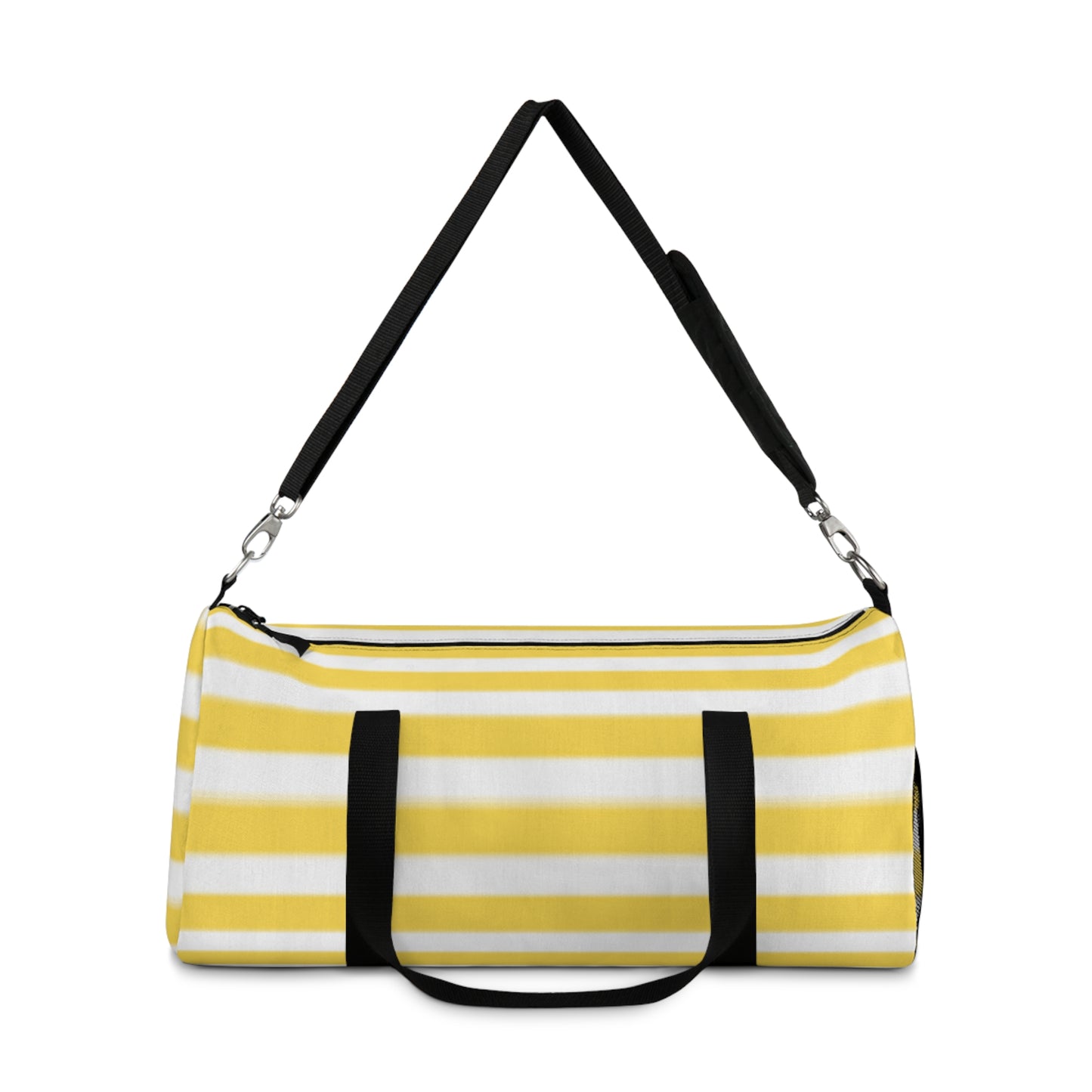 Bright Striped Duffel Bag "Portofino Dogs" – Perfect for Dog Travel & Everyday Use