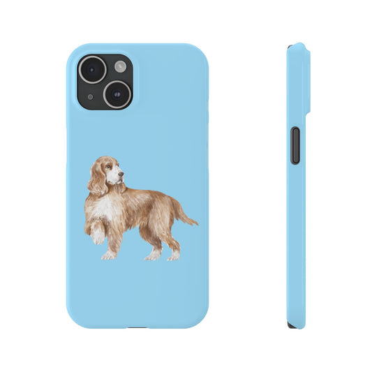 Cute Cocker Spaniel Slim Phone Case - Ideal Gift for Dog Lovers