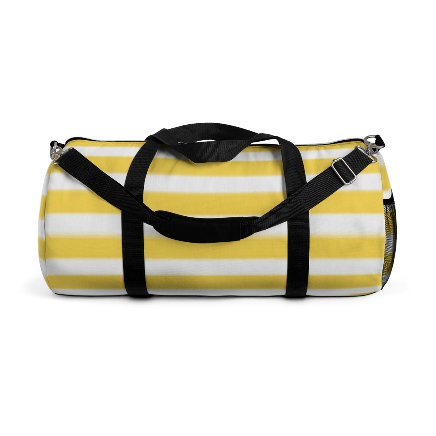 Bright Striped Duffel Bag "Portofino Dogs" – Perfect for Dog Travel & Everyday Use