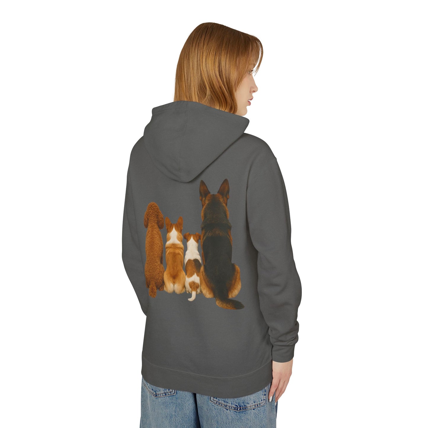Dog Family Hoodie — Cute Corgi, Poodle & German Shepherd Pullover
