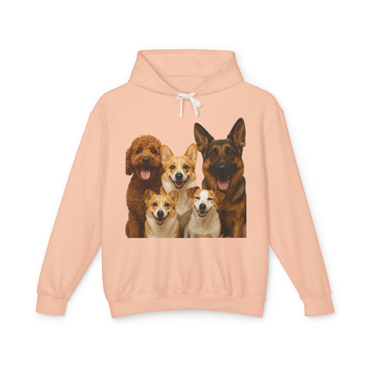 Dog Family Hoodie — Cute Corgi, Poodle & German Shepherd Pullover