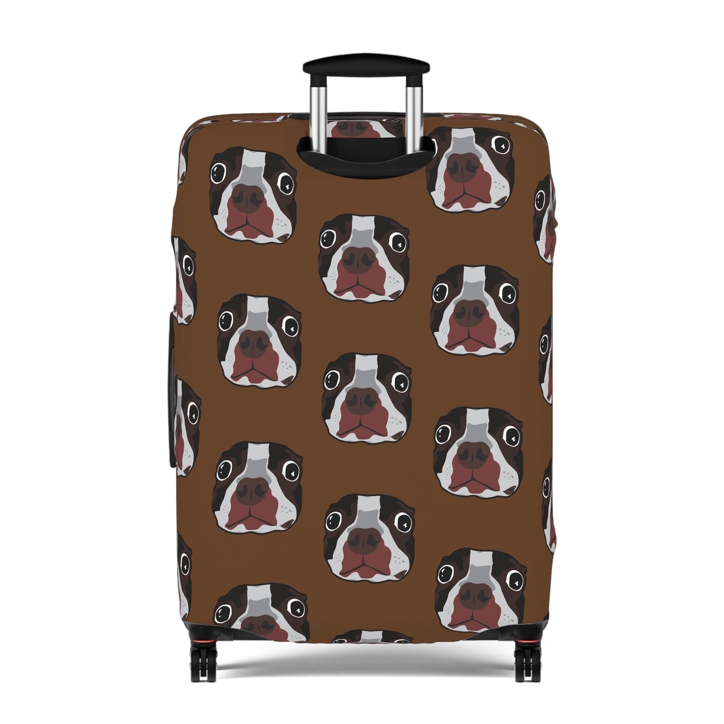 Luggage Cover "Wonder Dog" Dog Print, Suitcase Protector for Travelling, Gifts for Dog Lovers