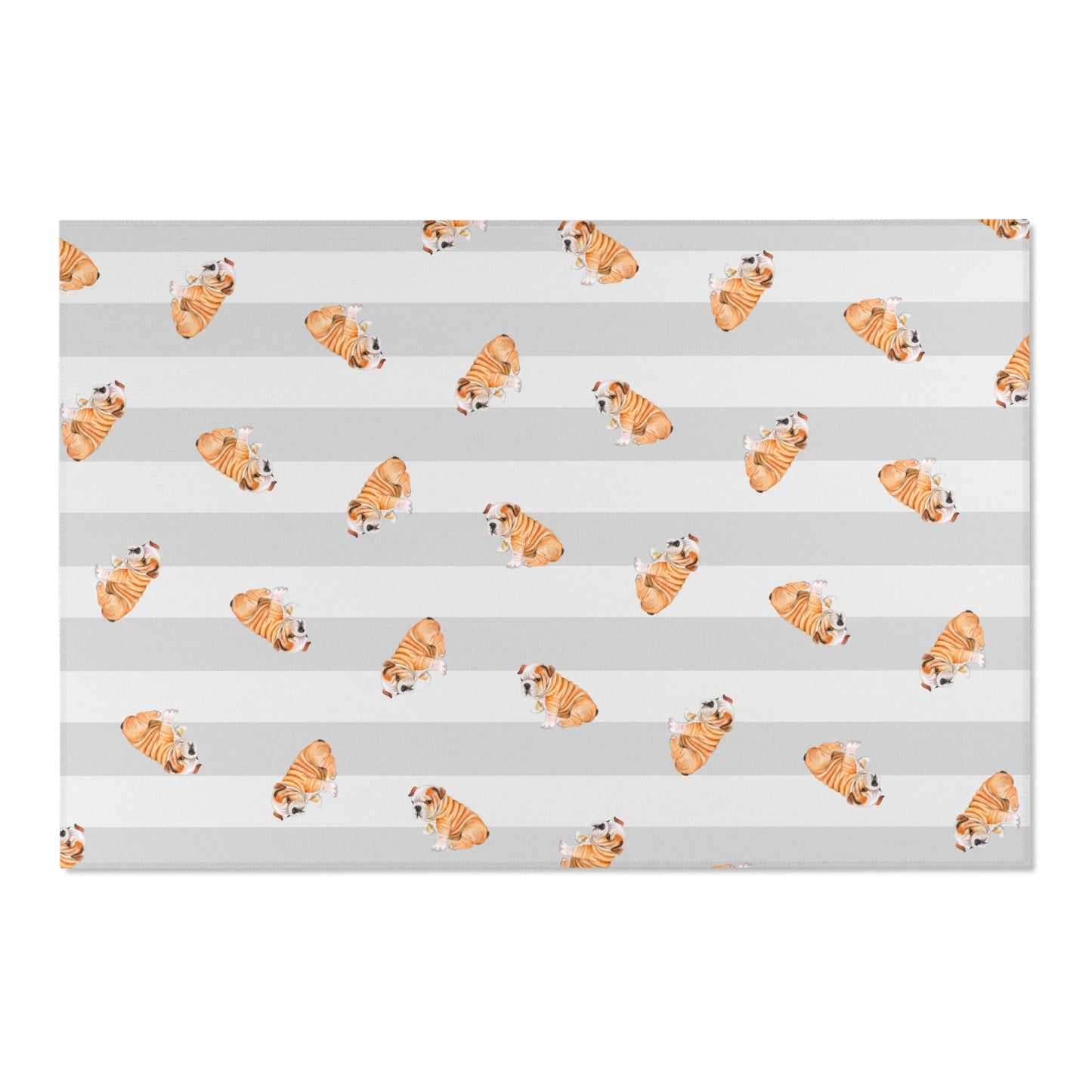 Cute Corgi Area Rug - Pet Lover Decor, Dog Themed Gift, Home Accessory, Living Room Mat, Animal Lover's Accent Rug