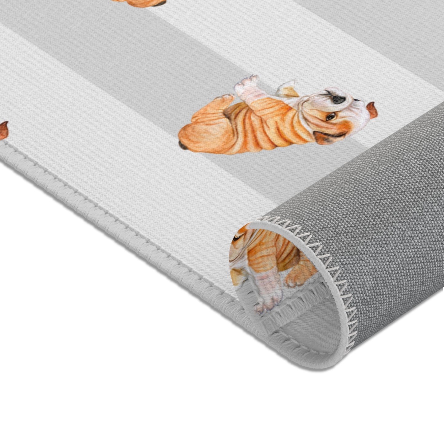 Cute Corgi Area Rug - Pet Lover Decor, Dog Themed Gift, Home Accessory, Living Room Mat, Animal Lover's Accent Rug