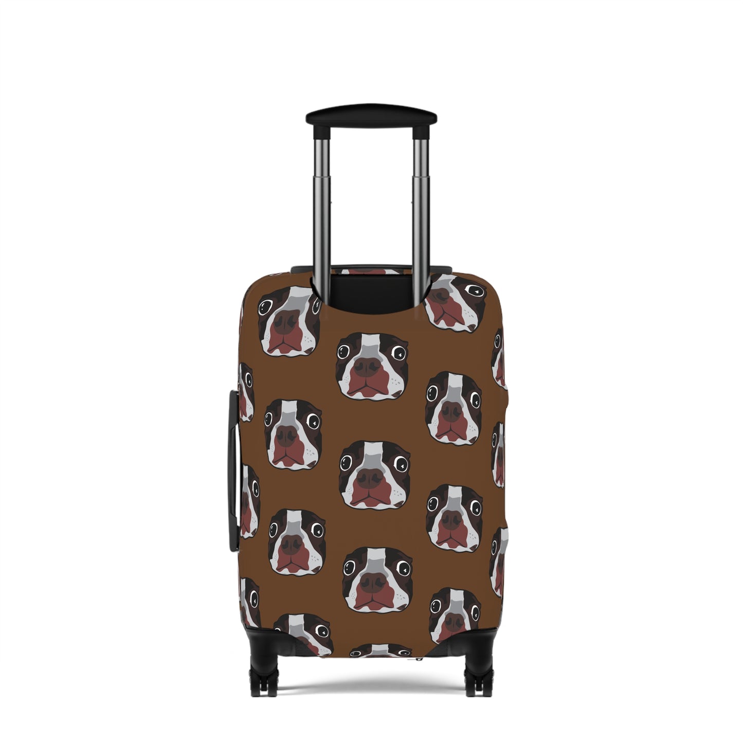 Luggage Cover "Wonder Dog" Dog Print, Suitcase Protector for Travelling, Gifts for Dog Lovers