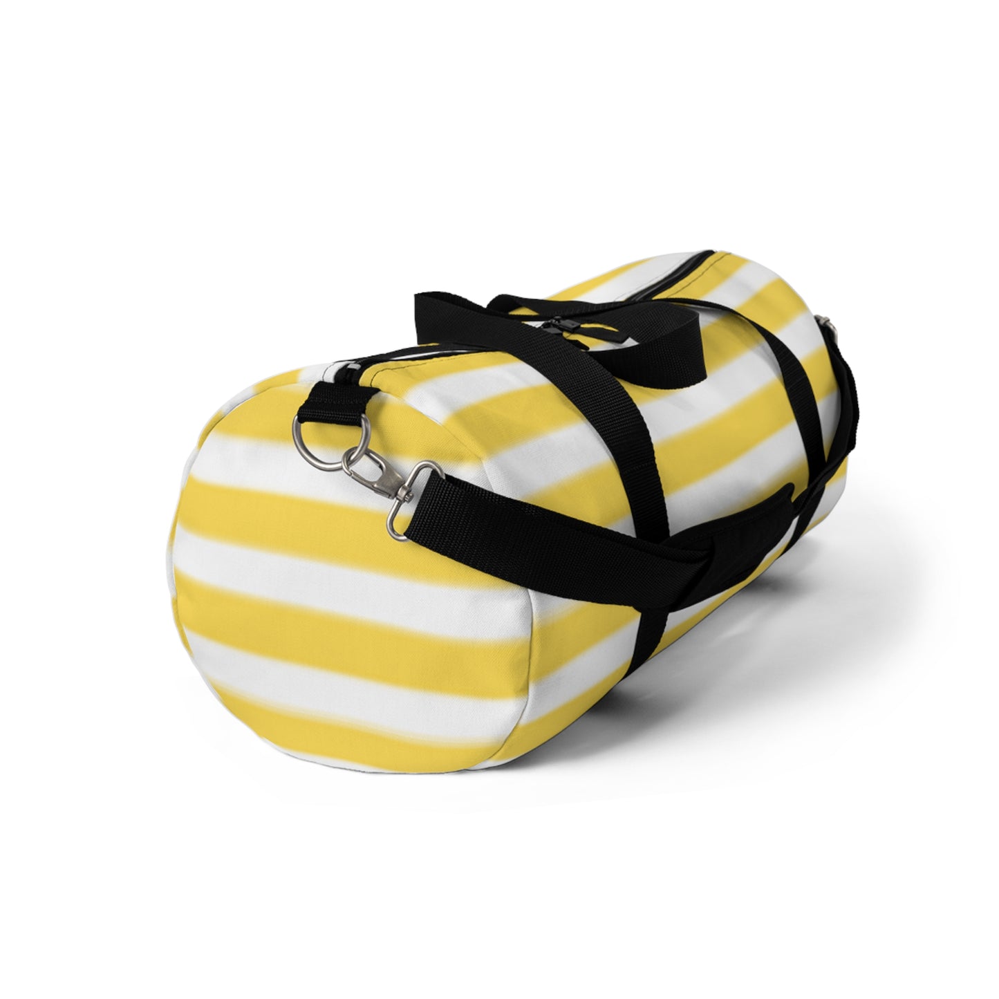 Bright Striped Duffel Bag "Portofino Dogs" – Perfect for Dog Travel & Everyday Use