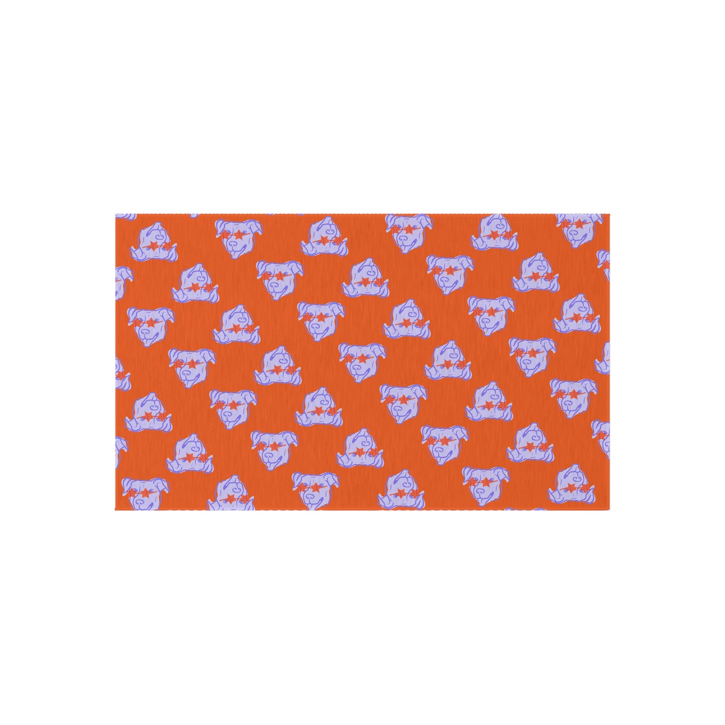 Vibrant Outdoor Rug with Playful Pet Design - Perfect for Patios and Porches