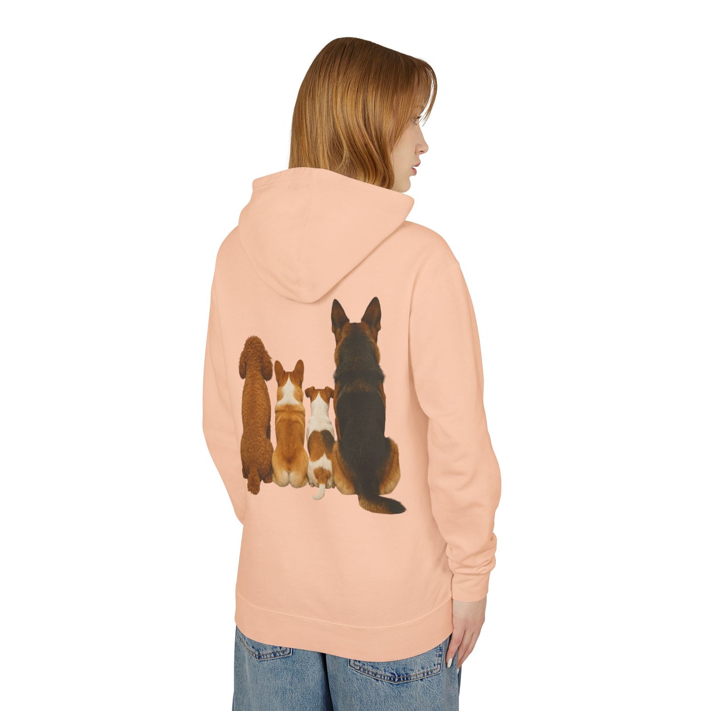 Dog Family Hoodie — Cute Corgi, Poodle & German Shepherd Pullover