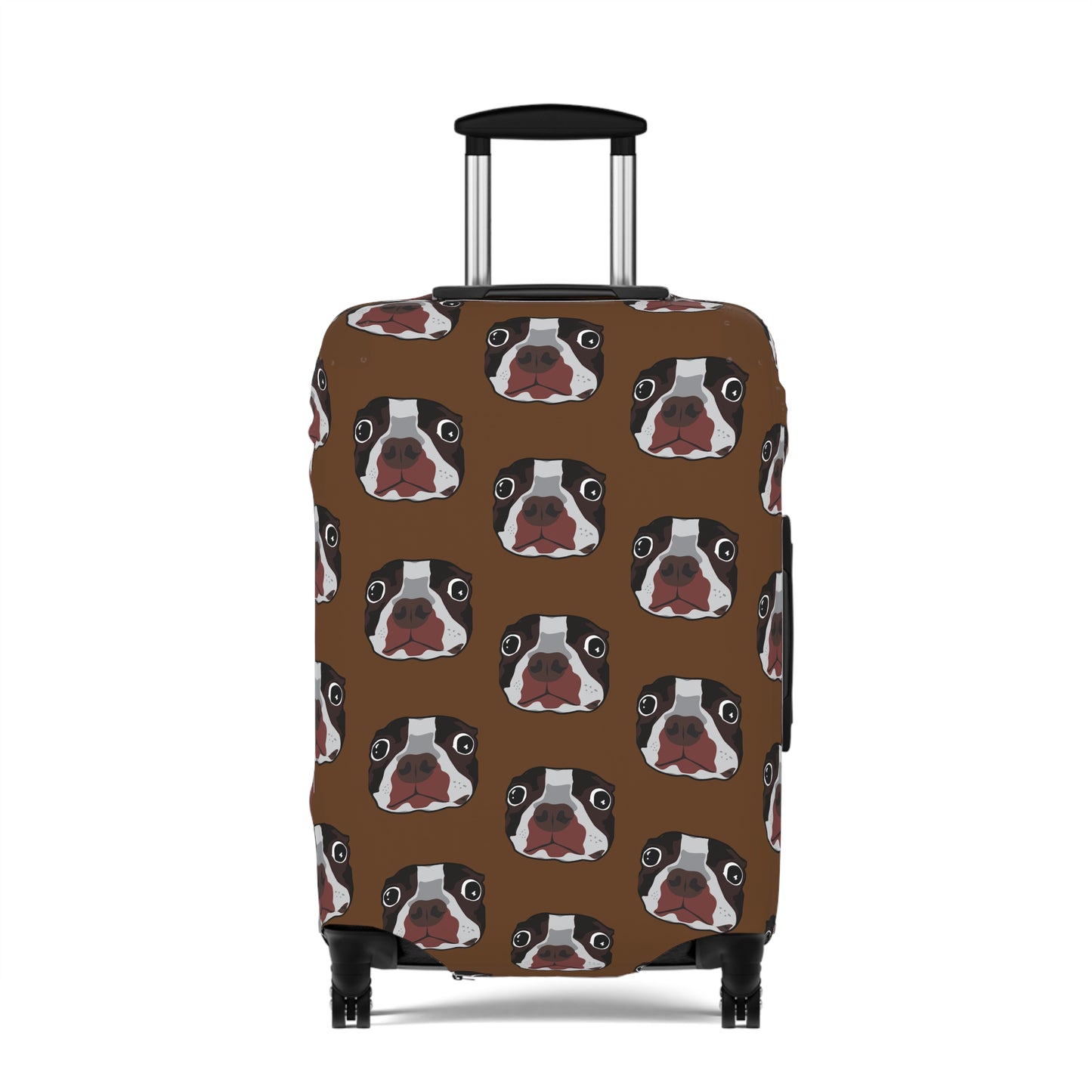 Luggage Cover "Wonder Dog" Dog Print, Suitcase Protector for Travelling, Gifts for Dog Lovers