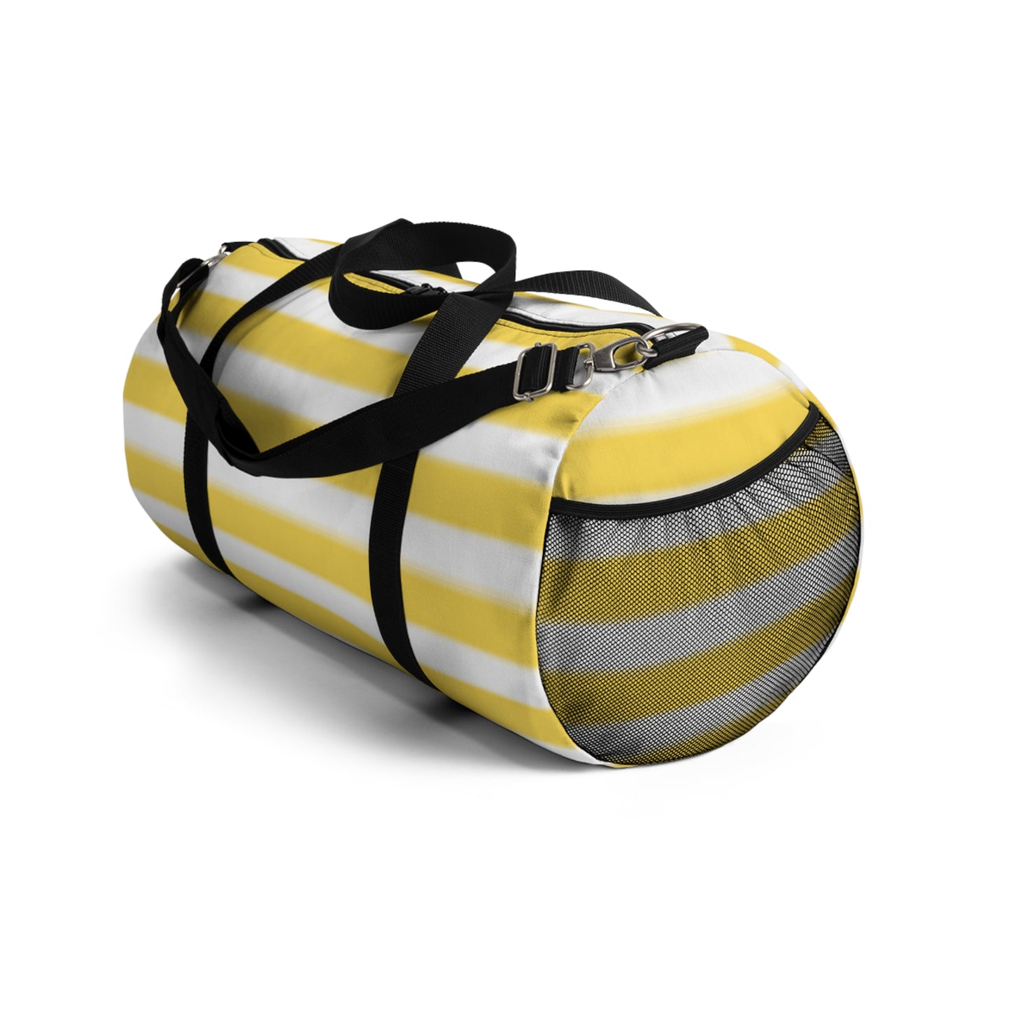 Bright Striped Duffel Bag "Portofino Dogs" – Perfect for Dog Travel & Everyday Use