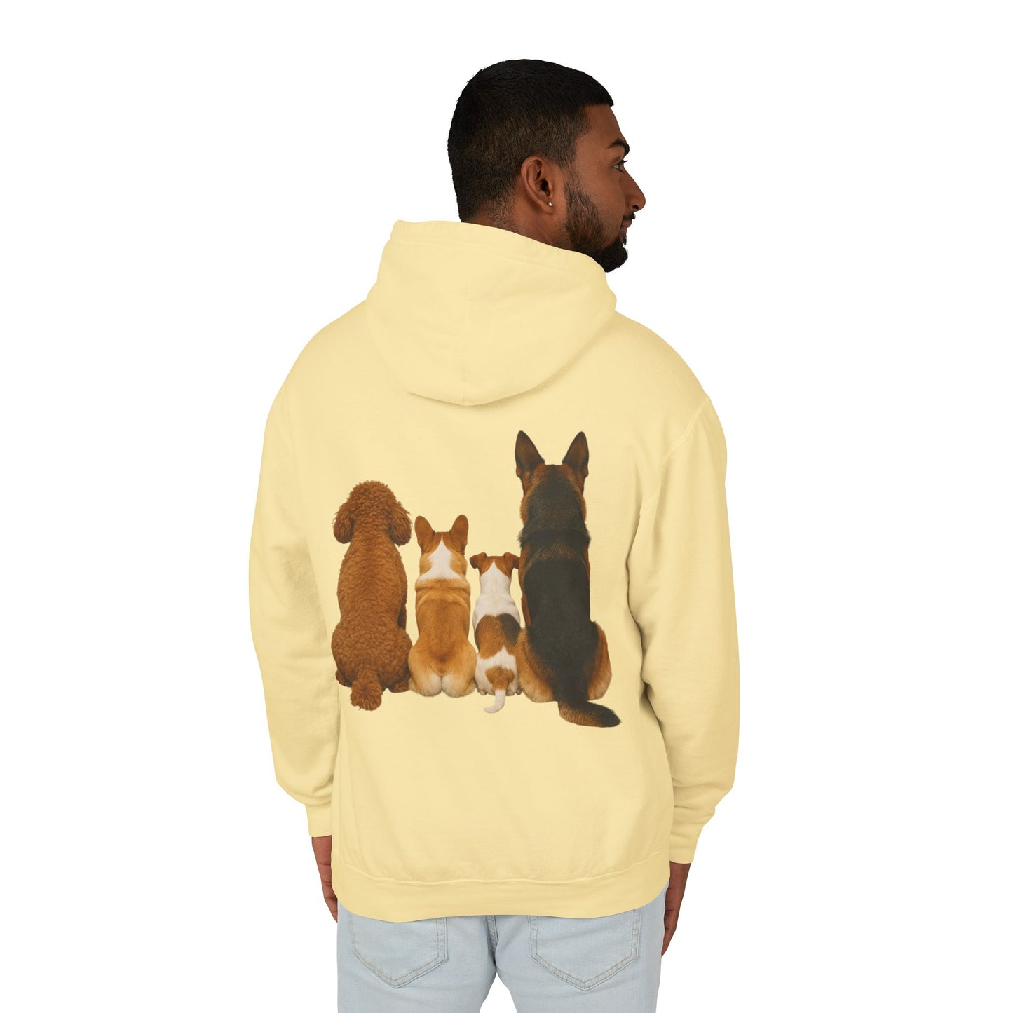 Dog Family Hoodie — Cute Corgi, Poodle & German Shepherd Pullover