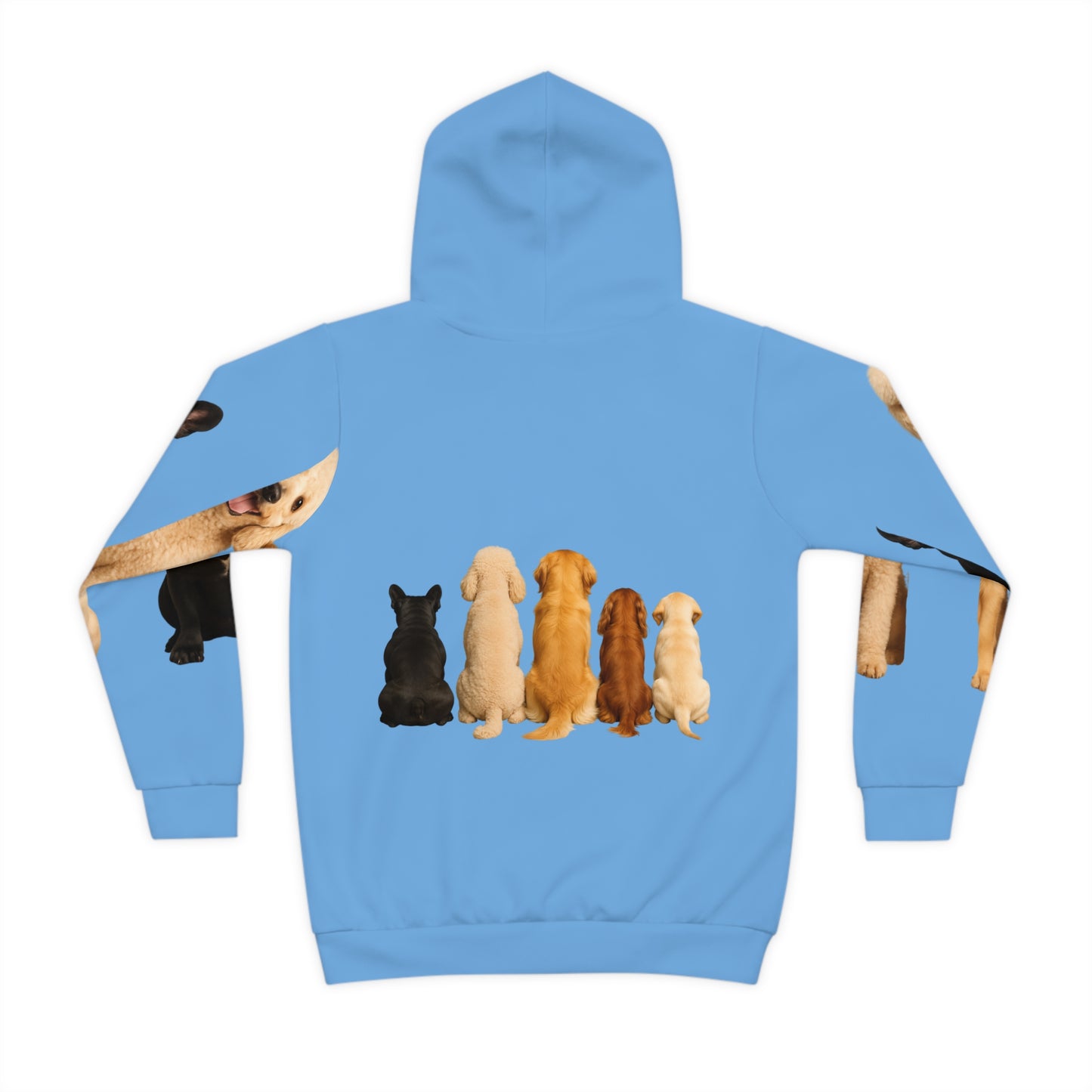 Kids Puppy Pack Hoodie — Cute Puppies Sitting Graphic Children's Hoodie