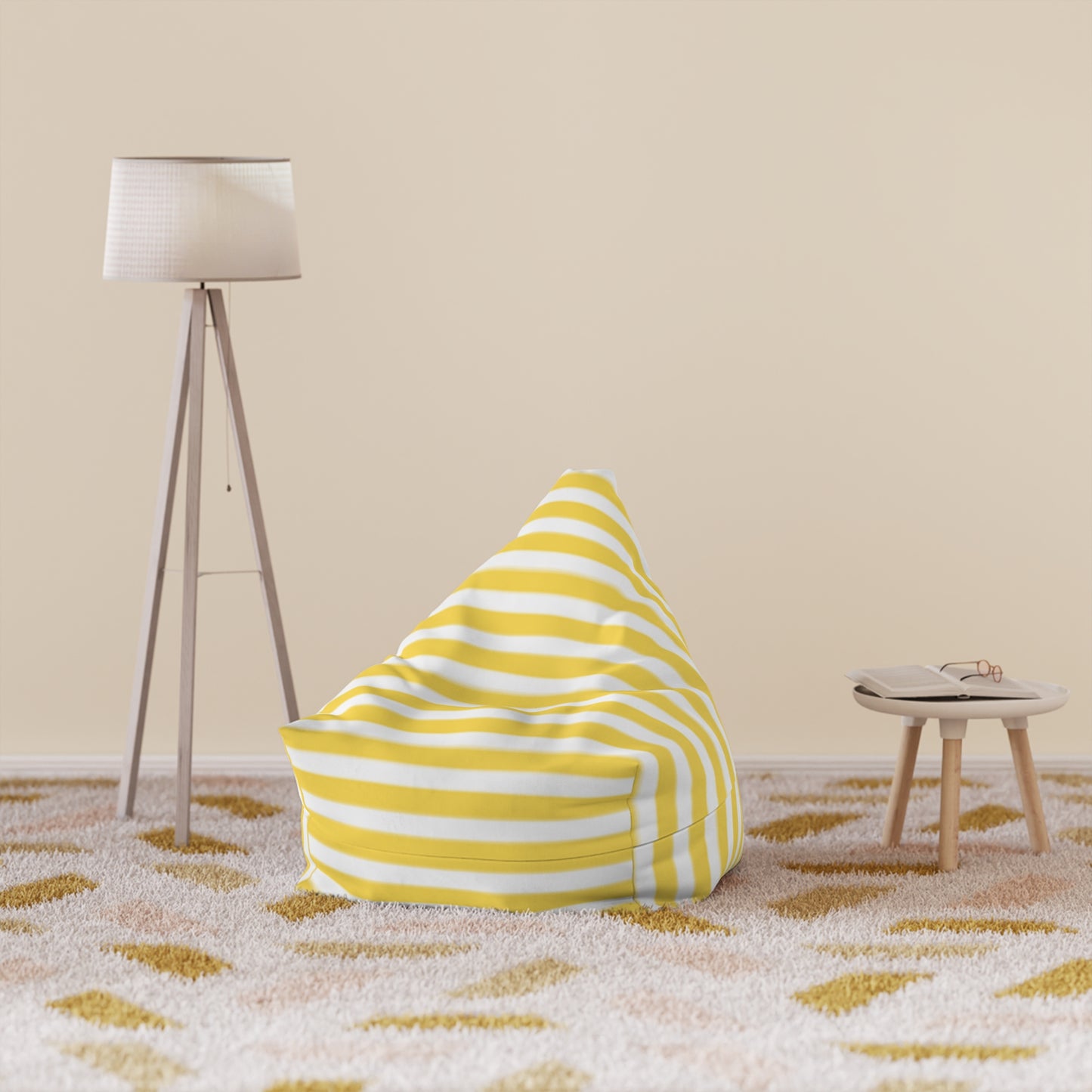 Bean Bag Chair Cover "Portofino Dogs" - Fun & Cozy Seating for All Ages