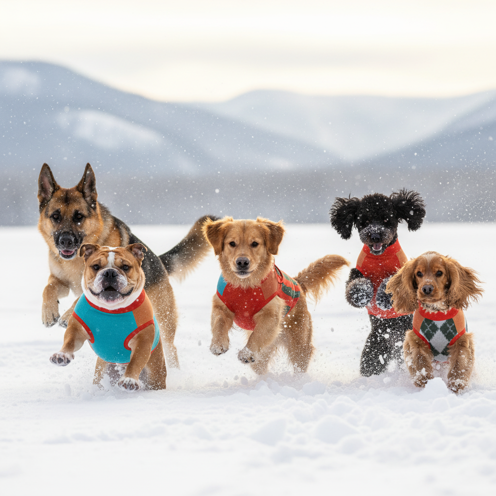 Knitted Cotton Dog Sweater Jacquard Knit OEKO-TEX® Certified