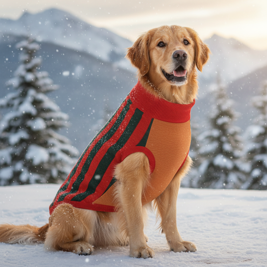 Knitted Dog Sweater OEKO-TEX® Certified - Italian Stripes