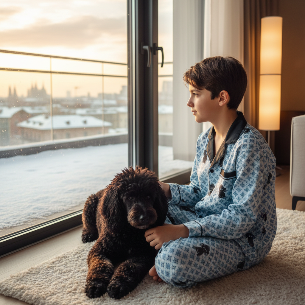 Blue Satin Pajama Set - Unisex Luxe Lightweight Travel Sleepwear