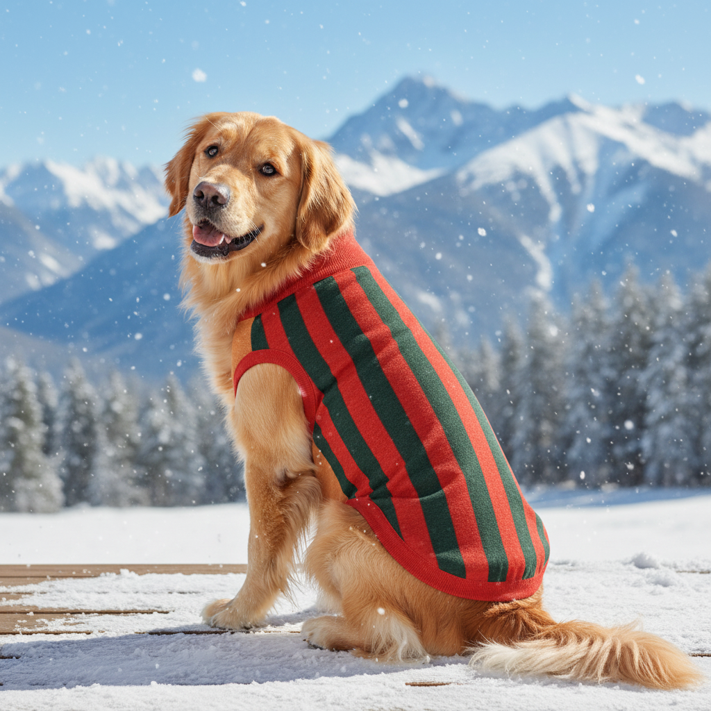 Knitted Dog Sweater OEKO-TEX® Certified - Italian Stripes